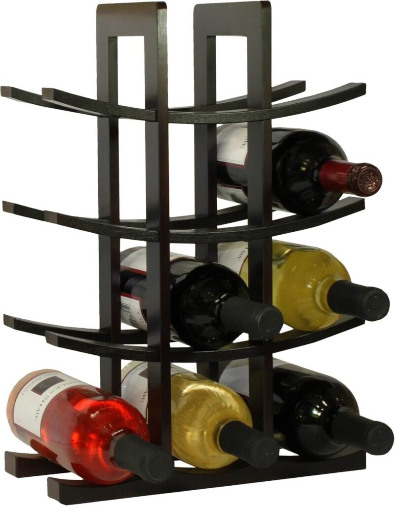 Oceanstar Bamboo Wine Rack