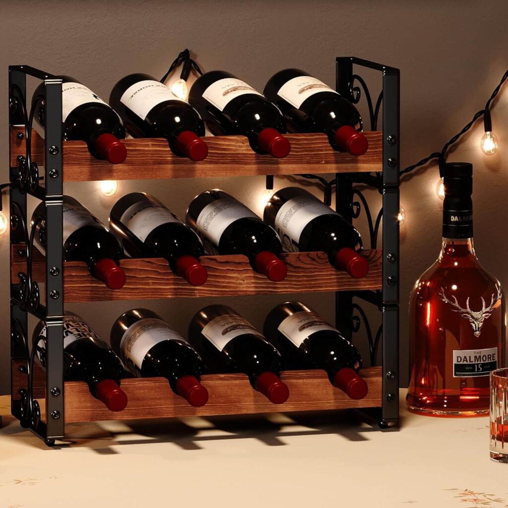 X-cosrack 3-Tier Countertop Wine Rack