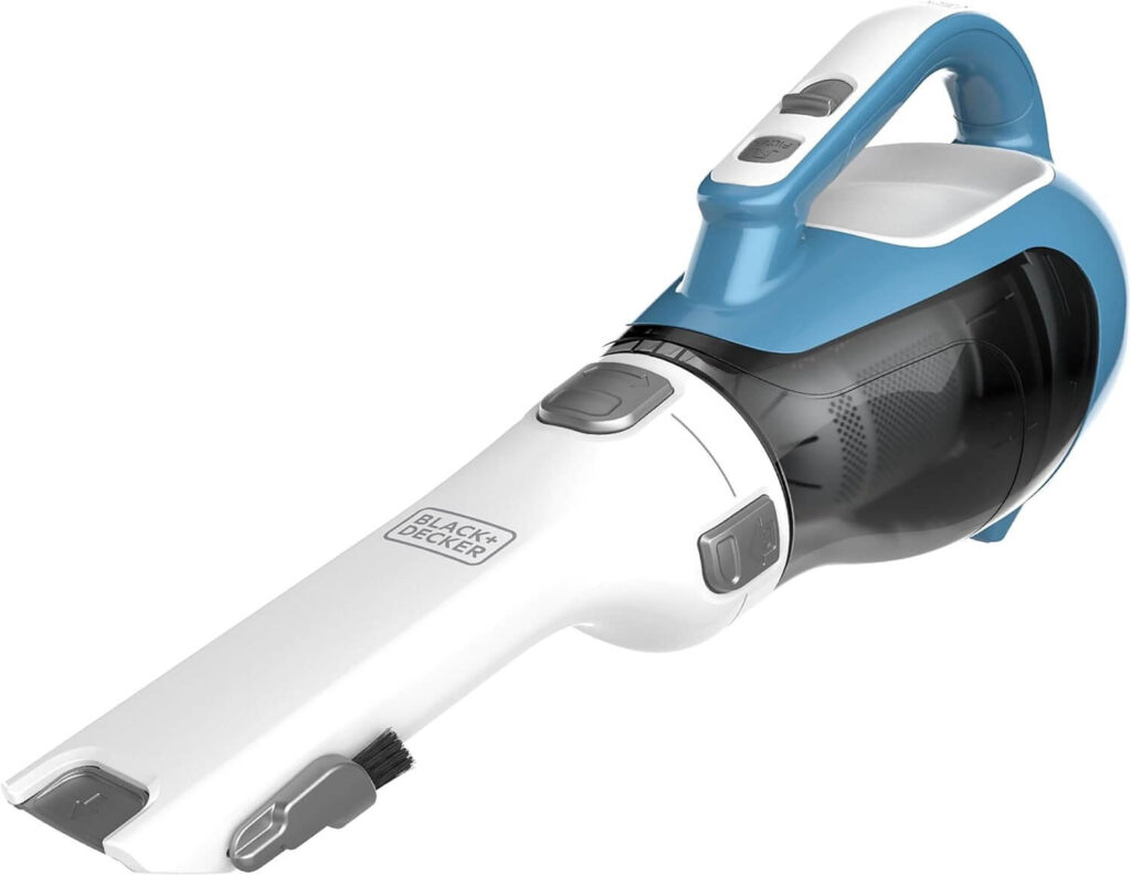 BLACK+DECKER 16V Cordless Hand Vacuum – Lightweight & Powerful for Home and Car