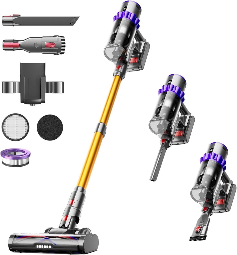 Iirios Q7 Cordless Vacuum – Powerful 45KPa Suction with Long 70-Minute Runtime