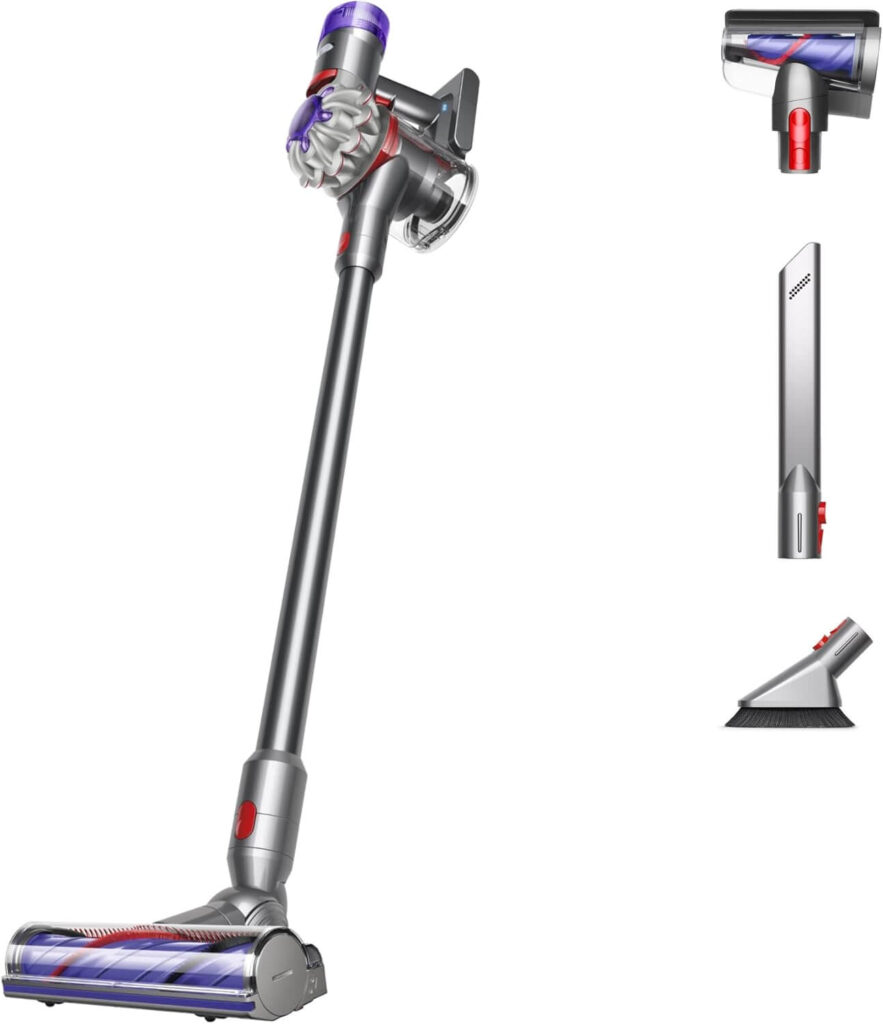 Dyson V8 Cordless Vacuum – Lightweight, Powerful & Pet-Friendly Cleaning