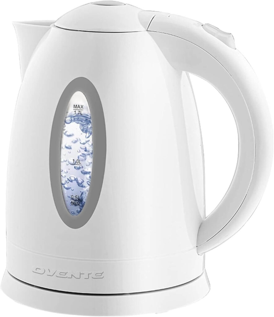 OVENTE 1.7L Electric Kettle – Fast, Efficient & Safe Boiling