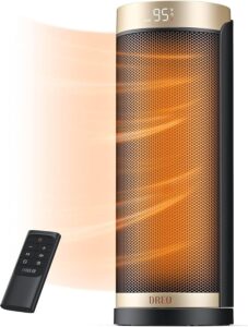 Dreo 1500W Ceramic Space Heater – Tower Heater for Indoor Use